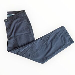 Lee Pants Men’s 34x32 Brown Total Freedom Relaxed Fit Slacks Stretch Flat Front